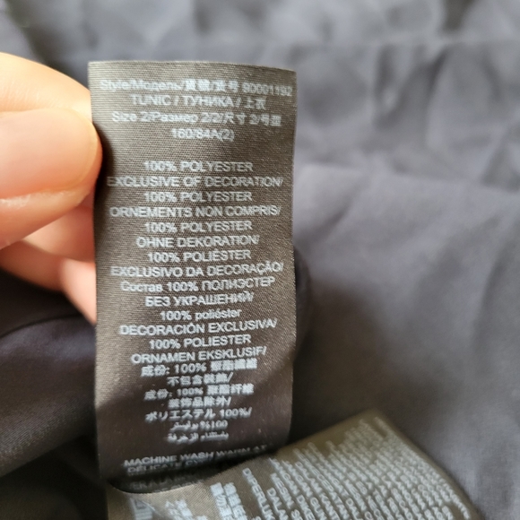 Tory Burch Ariana Embroidered Knit Trimmed Tunic Size 2 - Picture 8 of 8